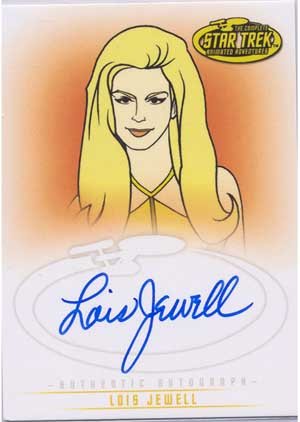 Star Trek Art & Images A35 Lois Jewell - Drusilla auto card