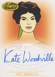 Star Trek Art & Images A37 Kate Woodville - Natira auto card