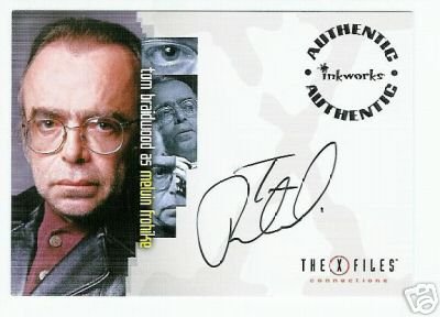 X-Files Connections A7 Tom Braidwood - Frohike auto card