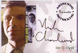 X-Files Connections A10 Nick Chinlund - Pfaster auto card