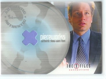 X-Files Connections PW2 David Duchovny - Mulder Pieceworks insert card
