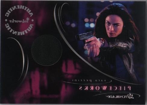Witchblade TV Show PW1 Leather Jacket Pieceworks insert card