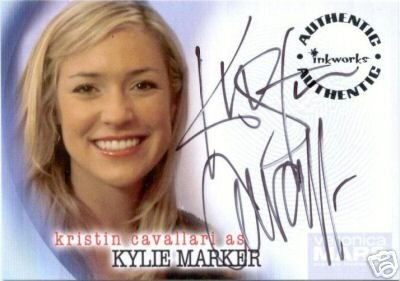 Veronica Mars season 2 A16 Kristin Cavallari - Kylie Marker auto card