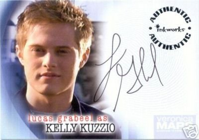 Veronica Mars season 2 A20 Lucas Grabeel - Kelly Kuzzio auto card