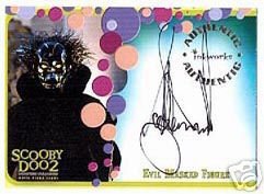Scooby Doo 2 Monsters Unleashed A6 Scott McNeil - Evil Masked Figure auto card