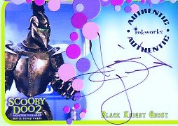 Scooby Doo 2 Monsters Unleashed A8 Kevin Durand - Black Knight Ghost auto card