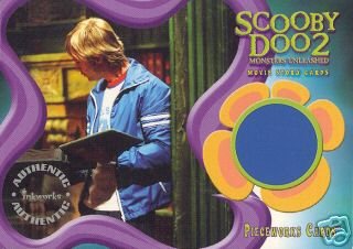 Scooby Doo 2 Monsters Unleashed PW1 Freddie Prinze Jr - Fred Jacket Pieceworks insert card