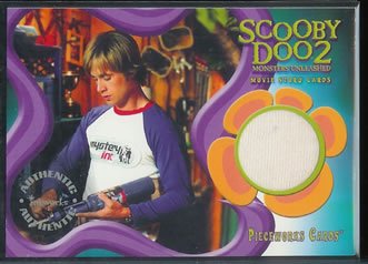 Scooby Doo 2 Monsters Unleashed PW2 Freddie Prinze Jr - Fred T-Shirt Pieceworks insert card