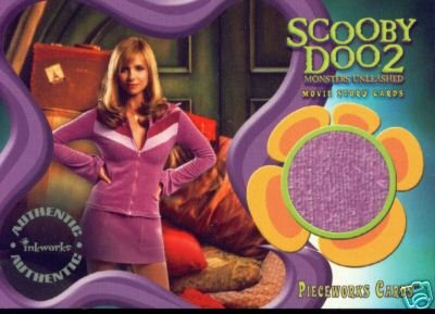 Scooby Doo 2 Monsters Unleashed PW9 Sarah Michelle Gellar - Daphne Jacket Pieceworks insert card