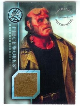 Hellboy movie PW1 Ron Perlman - Hellboy Leather Coat Pieceworks insert card