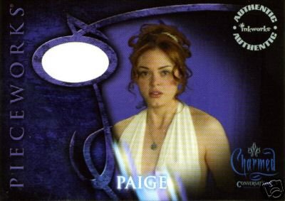 Charmed Conversations PWCC3 Rose McGowan Gown Pieceworks insert card