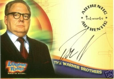 Looney Tunes Back In Action BIA A6 Don Stanton - Warner Brother auto card