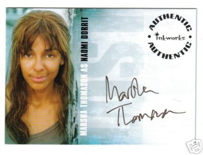 Lost season 3 A29 Marsha Thomason - Naomi Dorrit auto card