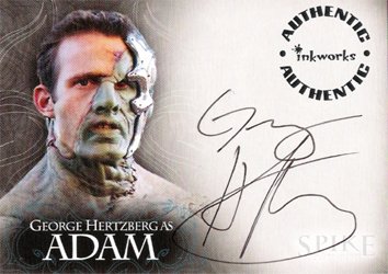 Spike the Complete Story A7 George Hertzberg - Adam auto card