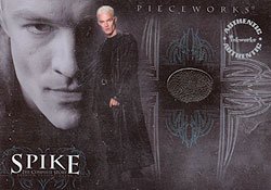 Spike the Complete Story PW1 James Marsters - Spike Leater Coat Pieceworks insert card