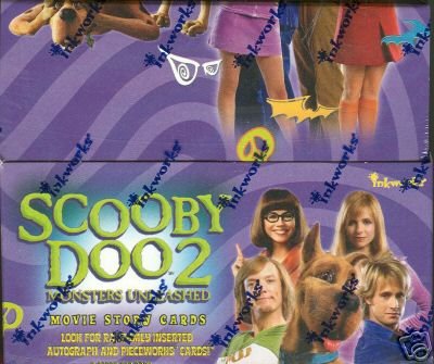 Scooby Doo 2 Monsters Unleashed trading cards - Factory Sealed Box - 36 packs