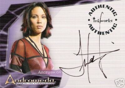 Andromeda Reign of the Commonwealth A3 Lexa Doig - Andromeda auto card