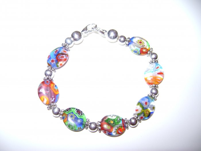 Millefiori Glass Medical I.D. Alert Replacement Bracelet