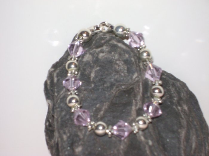 Pink & Silver Medical I.D. Alert Replacement Bracelet