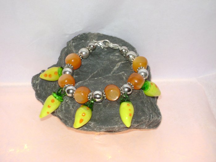 Carrots or Peppers Medical I.D. Alert Replacement Bracelet
