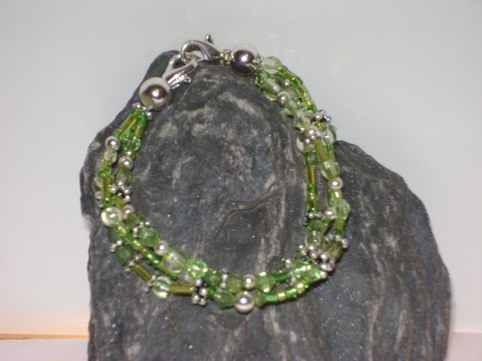 Green Triple strand Medical I.D. Alert Replacement Bracelet