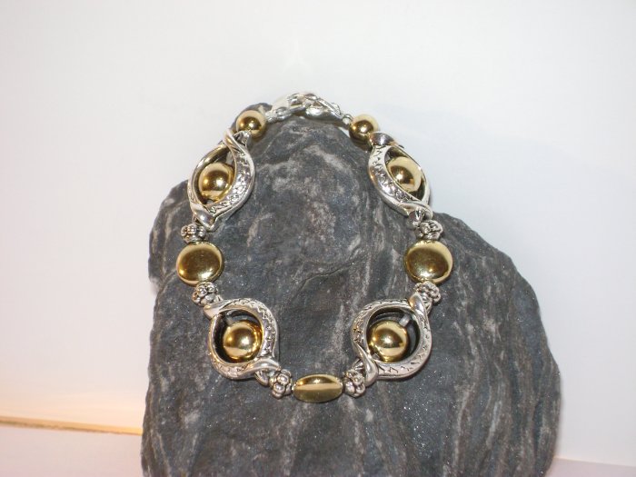 Silver & Gold Medical I.D. Alert Replacement Bracelet