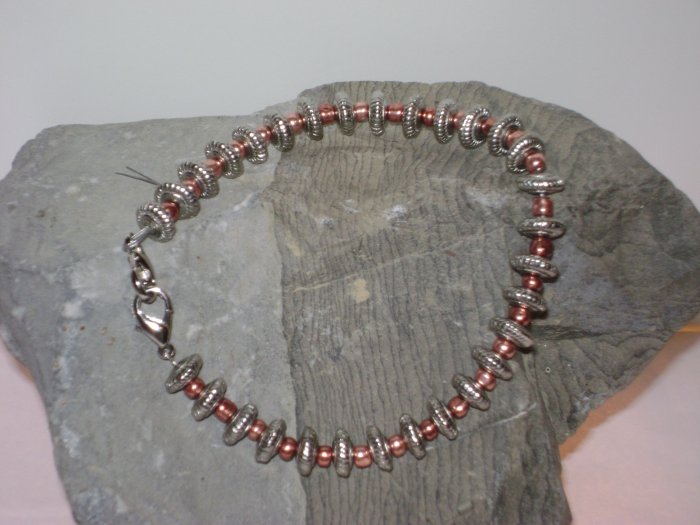 Copper & Pewter Medical Alert Replacement Bracelet