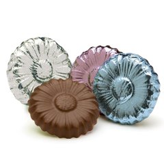 Flower Shape Milk Chocolate Coins case of 250 Corporate Tradeshow Promotion Giveaways