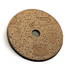 20 Happy Birthday Engraved Chocolate CD's Corporate Tradeshow Giveaways