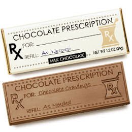 50 Pharmacy PRESCRIPTION Engraved Milk Chocolate Bars for Clients or Tradshow Give-a-ways