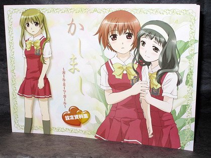 KASHIMASHI GIRL MEETS GIRL ANIME SKETCH BOOK ART NEW