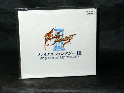 FINAL FANTASY III NES FAMICOM GAME MUSIC CD BOOK 1ST