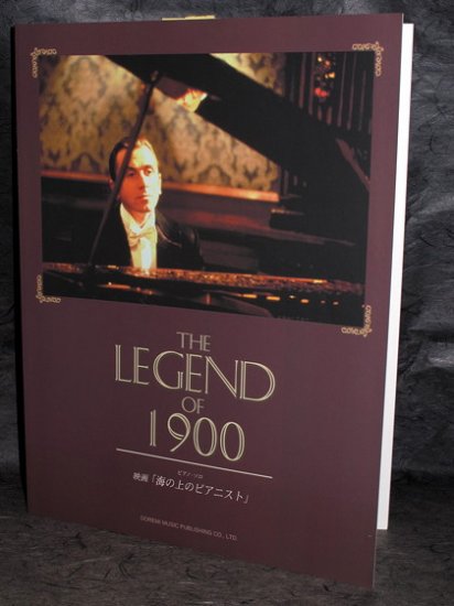 Ennio Morricone Legend of 1900 Piano Solo Music Score