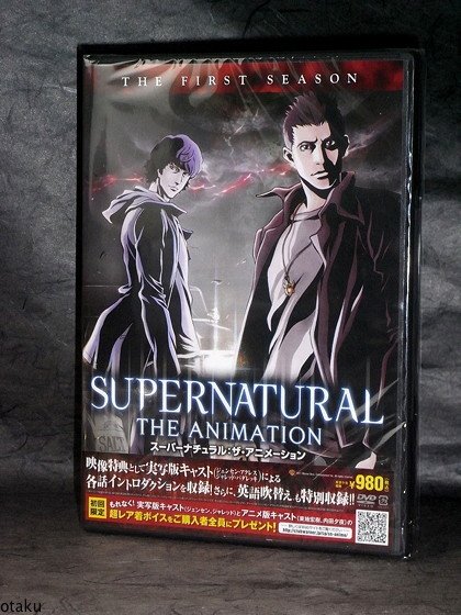 SUPERNATURAL ANIMATION 1st Season 1 Japan Anime DVD NEW