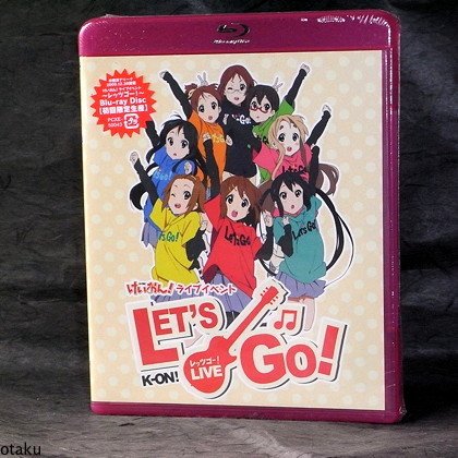 K-ON Live Come with Me Japan 2 Blu-Ray Anime set NEW