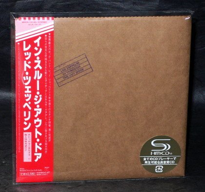 LED ZEPPELIN IN THROUGH THE OUT DOOR Japan SHM CD MINI LP Sleeve WPCR-13140 NEW
