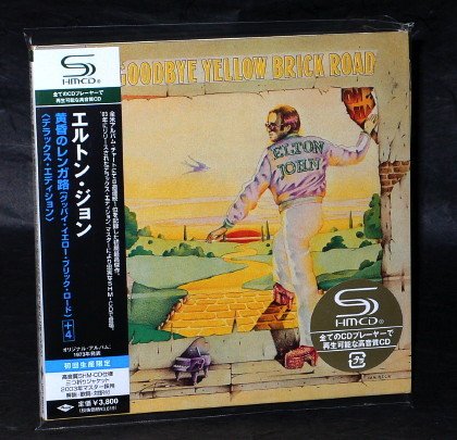 ELTON JOHN GOODBYE YELLOW BRICK ROAD Japan SHM CD MINI LP Sleeve UICY-93671 NEW