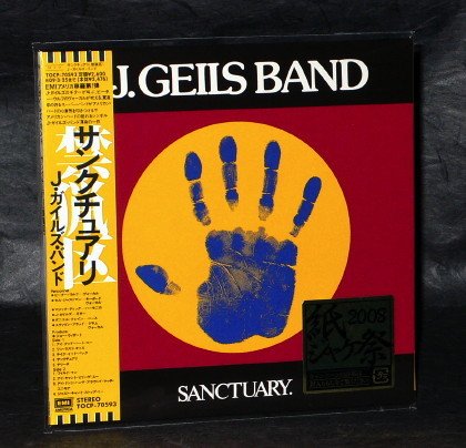 J. GEILS BAND SANCTUARY JAPAN CD MINI LP SLEEVE TOCP-70593 NEW