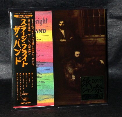 THE BAND STAGE FRIGHT Japan CD IN MINI LP SLEEVE TOCP-67393 NEW