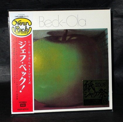 JEFF BECK BECK OLA Japan CD IN MINI LP SLEEVE TOCP-67515 NEW