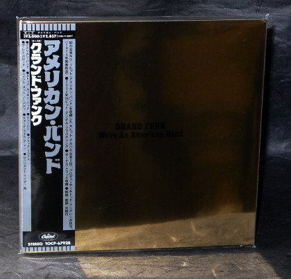 GRAND FUNK RAILROAD WE'RE AN AMERICAN BAND Japan CD MINI LP Sleeve TOCP-67928