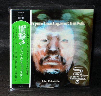 JOHN ENTWISTLE SMASH YOUR HEAD AGAINST WALL Japan CD MINI LP Sleeve POCE-1275