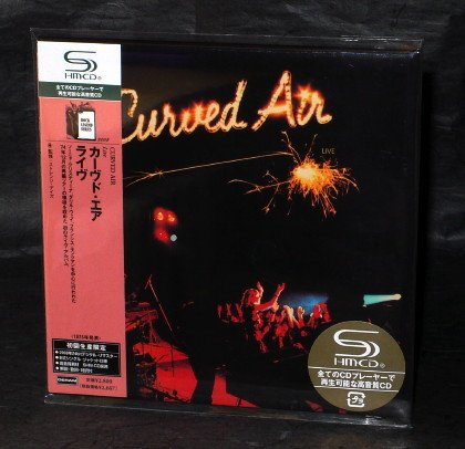 CURVED AIR LIVE Japan SHM CD MINI LP Sleeve UICY-93831 NEW