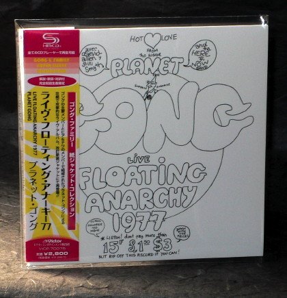 GONG FLOATING ANARCHY LIVE 1977 Japan CD MINI LP SLEEVE VICP-70075 NEW