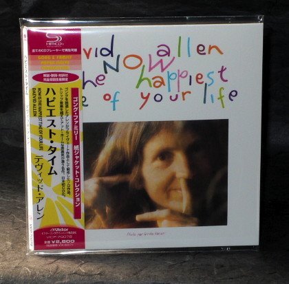GONG DAEVID ALLEN NOW IS HAPPIEST TIME OF LIFE Japan CD LP Sleeve VICP-70078