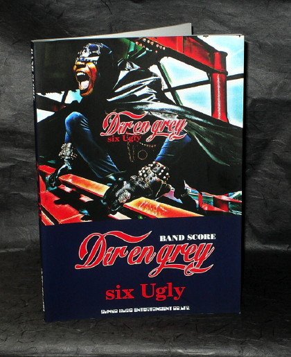DIR EN GREY SIX UGLY JAPAN ROCK TAB BAND SCORE BOOK