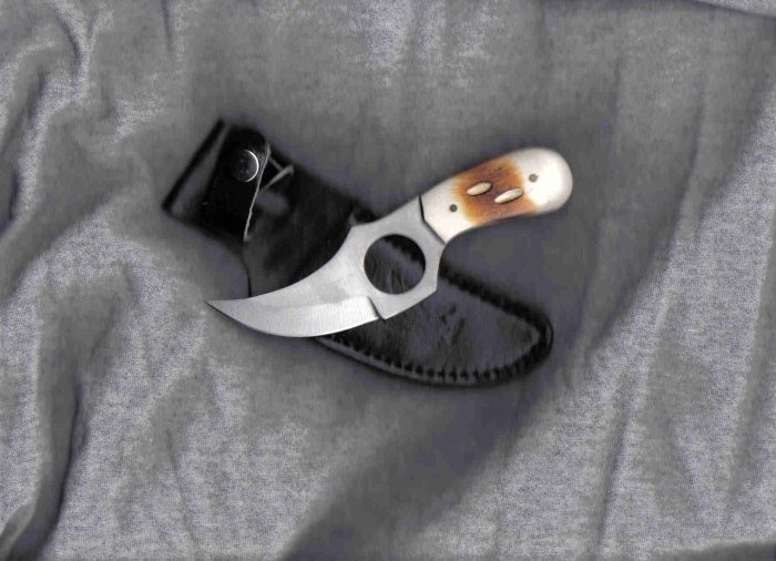 Bone Handle Wyoming Skinner