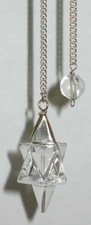 Quartz Flower Pendulum Divination Wiccan