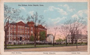 Coe College in Cedar Rapids Iowa IA, Vintage Postcard - 3500