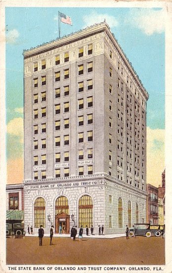 The State Bank of Orlando and Trust Company Florida FL Vintage Postcard - 3553